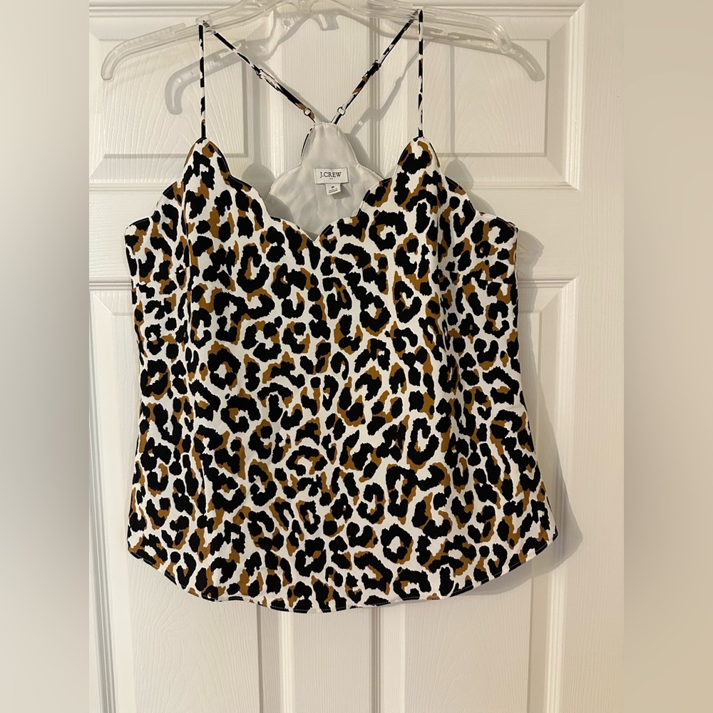 🌟 J. Crew Leopard Print Women's Top 🌟